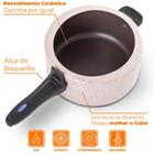 Panela De Pressão Vanilla Antiaderente Cerâmica 3l Vapt - Bri