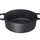 Panela Duo Ferro Fundido Caçarola Frigideira Santana 24cm