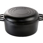 Panela Duo Ferro Fundido Caçarola Frigideira Santana 24cm