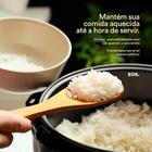 Panela Elétrica Arroz 10 Xícaras Titanium Preta Tampa Vidro C