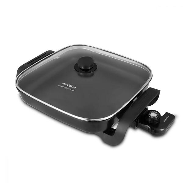Panela Elétrica Chef Preto 1200w Britânia 220v Bpe03p
