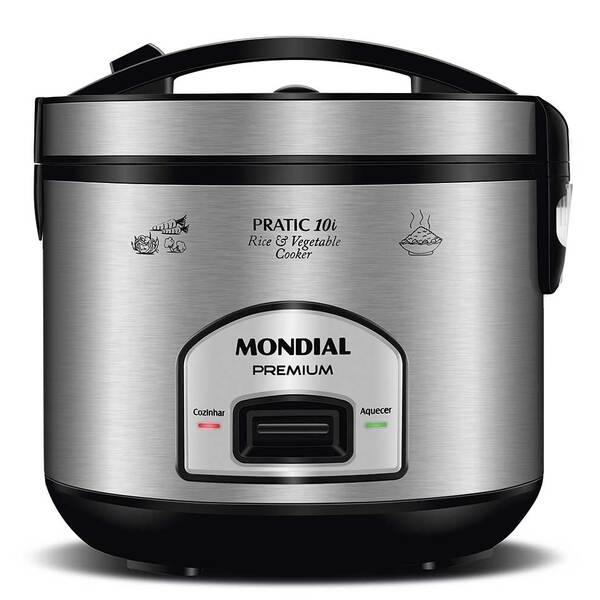 Panela Elétrica De Arroz 10 Litros 127v 60hz Preto Pratic Mon