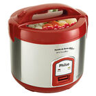 Panela Elétrica De Arroz Ph10 Visor Glass Vermelho - Philco 1