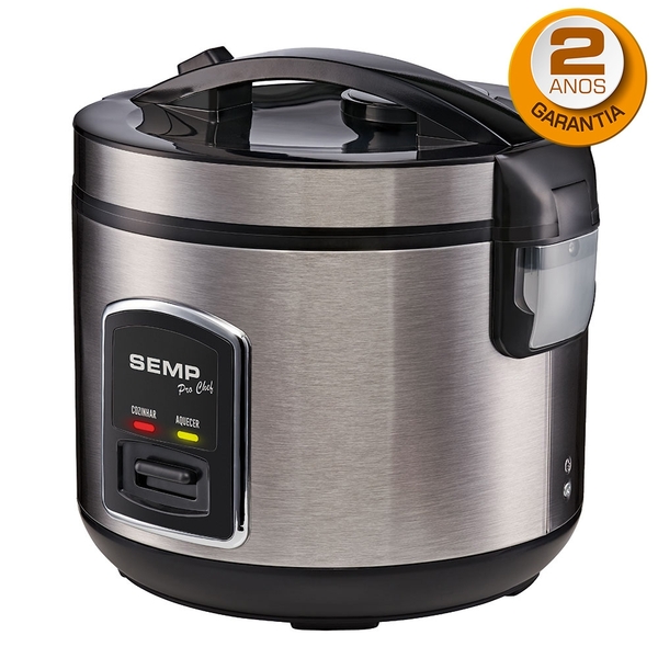 Panela Elétrica De Arroz Semp Linha Practice Inox 6 Xíc. Pa30