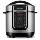 Panela Elétrica De Pressão Mondial 3l Inox Preto 127v Pe-40