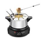 Panela Elétrica Fondue Mondial Le Gourmet Ii Preta E Prata Fd