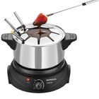 Panela Elétrica Fondue Mondial Le Gourmet Ii Preta E Prata Fd