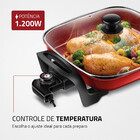 Panela Elétrica Grill Pe-49-rc Premium Multicook 1200w 4l Mon