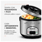Panela Elétrica Mondial Pratic 10l Pe-42-10x Inox - 220v
