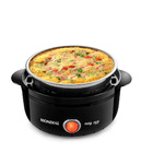 Panela Elétrica Para Ovos Steam Cooker 220v 7 Ovos Preto Easy