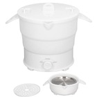 Panela Eletrica Silicone Retratil Cozimento A Vapor Dobravel