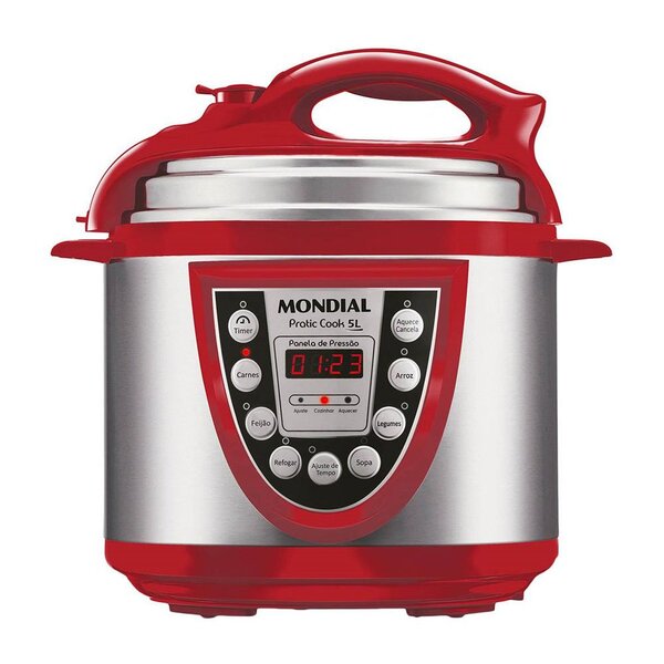 Panela Eletrônica De Pressão Pratic Cook 5l Mondial