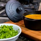 Panela Em Ferro Porção Bar Restaurante E Aparador Madeira