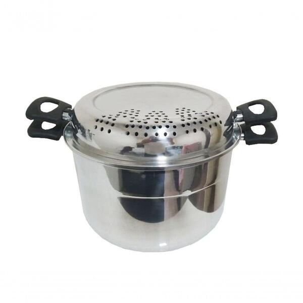 Panela Espagueteira Grande Profissional Com Escorredor 6l