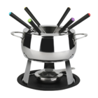 Panela Fondue Inox Chocolate Queijo Morits 11 Peças