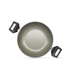 Panela Frigideira Caçarola Tampa De Vidro Wok 24 Cm Antiadere