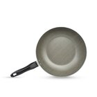 Panela Frigideira Tampa De Vidro Wok 24cm Antiaderente Alumín