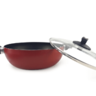 Panela Frigideira Tipo Wok Antiaderente Composta Em Alumínio