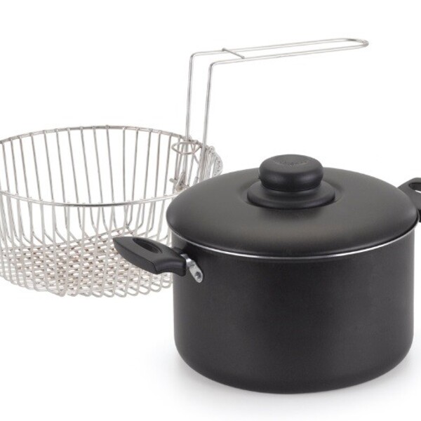 Panela Fritadeira Com Cesto Para Frituras Mais Sequinhas