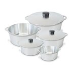 Panela Fundida Alumínio Batido Caçarolas 5 Peças Tampa Fundid