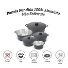 Panela Fundida Alumínio Batido Caçarolas 5 Peças Tampa Fundid