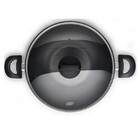 Panela Grafite Com Tampa De Vidro 4,3 Litros