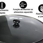 Panela Grill 1200w 4 Litros E 5 Níveis De Temperatura Amvox