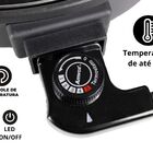 Panela Grill 1200w 4 Litros E 5 Níveis De Temperatura Amvox