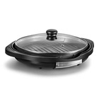 Panela Grill Gourmet 127v Com 1200w Grelha Antiaderente Tempe