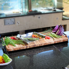 Panela Grill Para Churrasqueira - Inox - 30x30x04 Cm