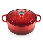 Panela Le Creuset Signature 4,2l Vermelha 24cm Redonda