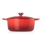 Panela Le Creuset Signature 4,2l Vermelha 24cm Redonda