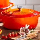 Panela Oval 31cm Signature 6,2l Oficial Le Creuset - Laranja