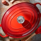 Panela Oval 31cm Signature 6,2l Oficial Le Creuset Vermelha