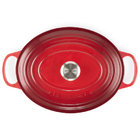 Panela Oval 31cm Signature 6,2l Oficial Le Creuset Vermelha