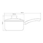 Panela Paris Alumínio Antiaderente Vermelho 2,9l Com Colher P