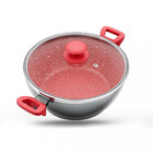 Panela Philco Ppn24a Redstone Antiaderente Com Tampa De Vidro