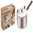 Panela Pipoqueira Polida Alumínio Pipoca 20cm