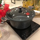 Panela Pó De Mármore Antiaderente 32cm Cazaro