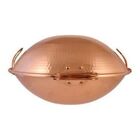 Panela Portuguesa Cataplana De Cobre Martelada 5 Litros