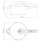 Panela Pressão Aço Inox 4,5 L Solar Tramontina