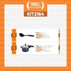 Panela Pressão Antiaderente 4,5l Grafite Com Concha Tramontina