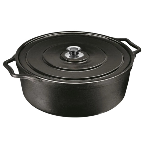 Panela Redonda Em Ferro Fundido 8,5 Litros