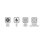 Panela Solar Silicone Em Aco Inox Com Fundo Triplo 16 Cm 1,4