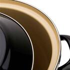 Panela Stock Pot Em Aço Esmaltado Le Creuset 26cm Black Onix