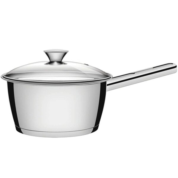 Panela Tramontina Allegra Aço Inox Fundo Triplo Tampa Vidro 1