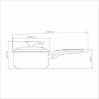 Panela Tramontina Milazzo Starflon Max Amêndoa 16cm Antiadere