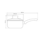 Panela Tramontina Paris Antiaderente Starflon Max Vermelho Co