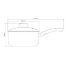 Panela Tramontina Paris Antiaderente Starflon Max Vermelho Ta