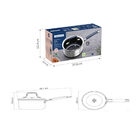 Panela Tramontina Romagna Aço Inox Cerâmico Black Stone 18 Cm